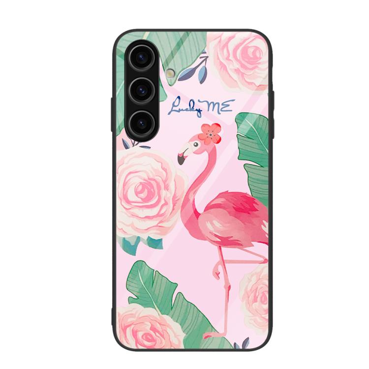 For Samsung Galaxy S26+ 5G Colorful Painted Glass Phone Case