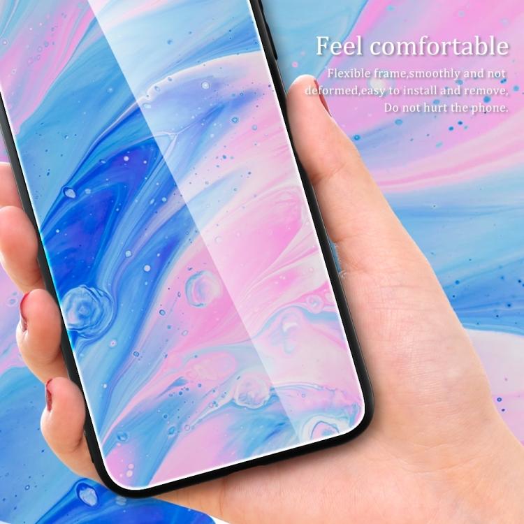 For Samsung Galaxy S26 Ultra 5G Marble Pattern Glass Protective Phone Case