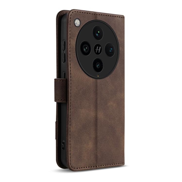 For OPPO Find X8 Pro AZNS A2 Series Tri-Card Wallet RFID Vegan Leather Phone Case with Strap