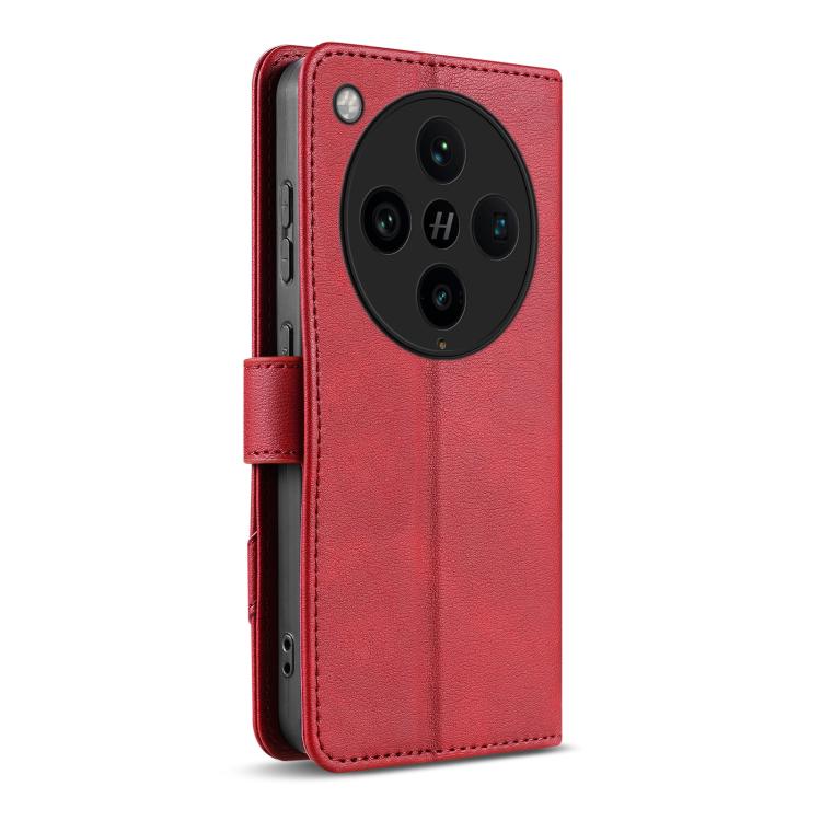 For OPPO Find X8 Pro AZNS A2 Series Tri-Card Wallet RFID Vegan Leather Phone Case with Strap