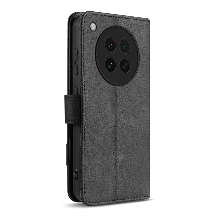 For OPPO Find X8s AZNS A2 Series Tri-Card Wallet RFID Vegan Leather Phone Case with Strap