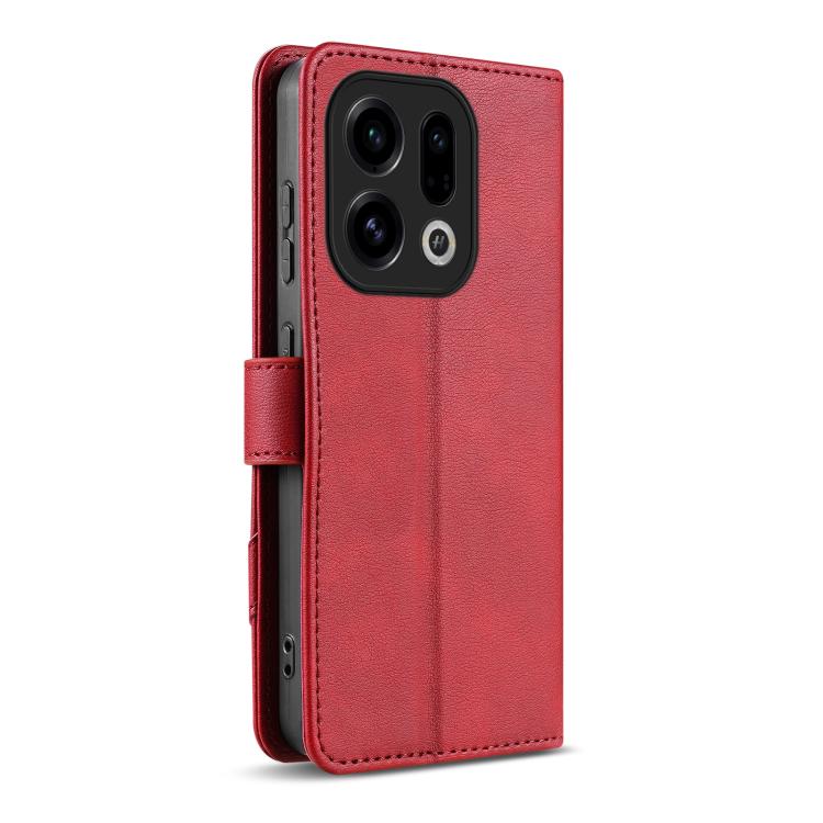 For OPPO Find X9 AZNS A2 Series Tri-Card Wallet RFID Vegan Leather Phone Case with Strap