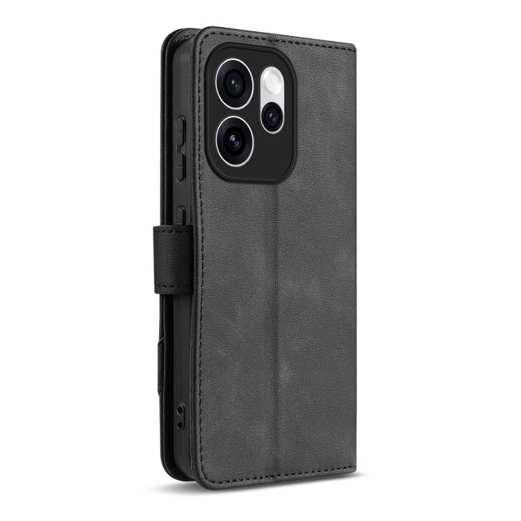For OPPO Reno15 Pro Global AZNS A2 Series Tri-Card Wallet RFID Vegan Leather Phone Case with Strap