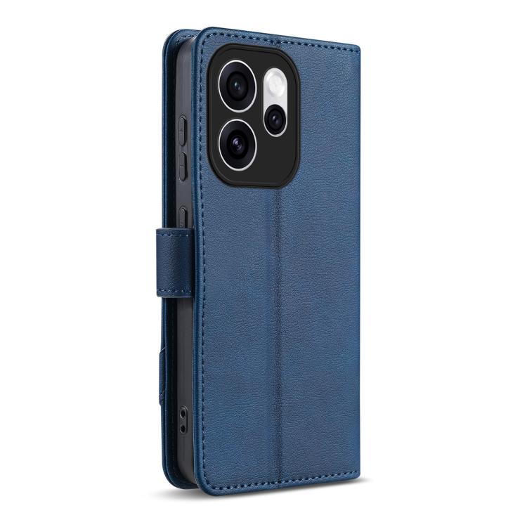For OPPO Reno15 Pro Global AZNS A2 Series Tri-Card Wallet RFID Vegan Leather Phone Case with Strap