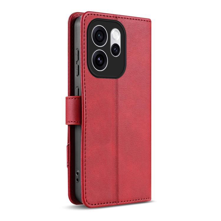 For OPPO Reno15 Pro Max Global AZNS A2 Series Tri-Card Wallet RFID Vegan Leather Phone Case with Strap
