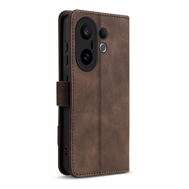 For vivo S30 Pro mini AZNS A2 Series Tri-Card Wallet RFID Vegan Leather Phone Case with Strap