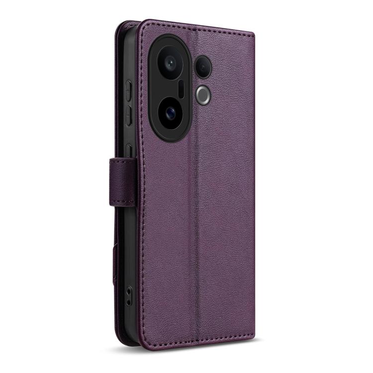 For vivo S30 Pro mini AZNS A2 Series Tri-Card Wallet RFID Vegan Leather Phone Case with Strap