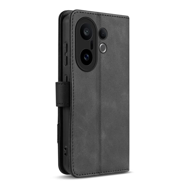 For vivo S30 Pro mini AZNS A2 Series Tri-Card Wallet RFID Vegan Leather Phone Case with Strap