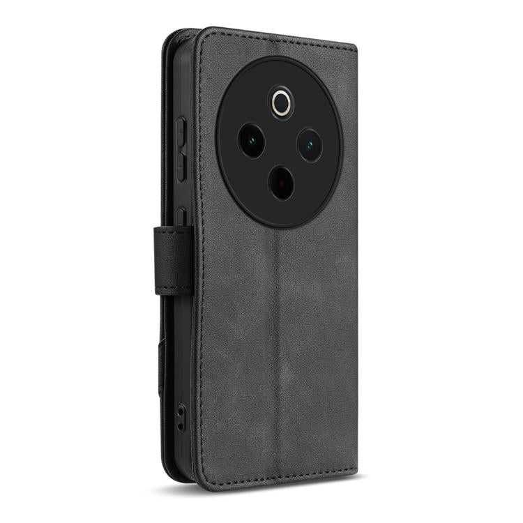 For vivo Y300 Pro / Y300 Pro+ AZNS A2 Series Tri-Card Wallet RFID Vegan Leather Phone Case with Strap