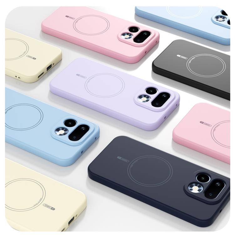 For Realme 16 Pro+ 5G ABEEL Skin-friendly Feel Magsafe Liquid Silicone Phone Case