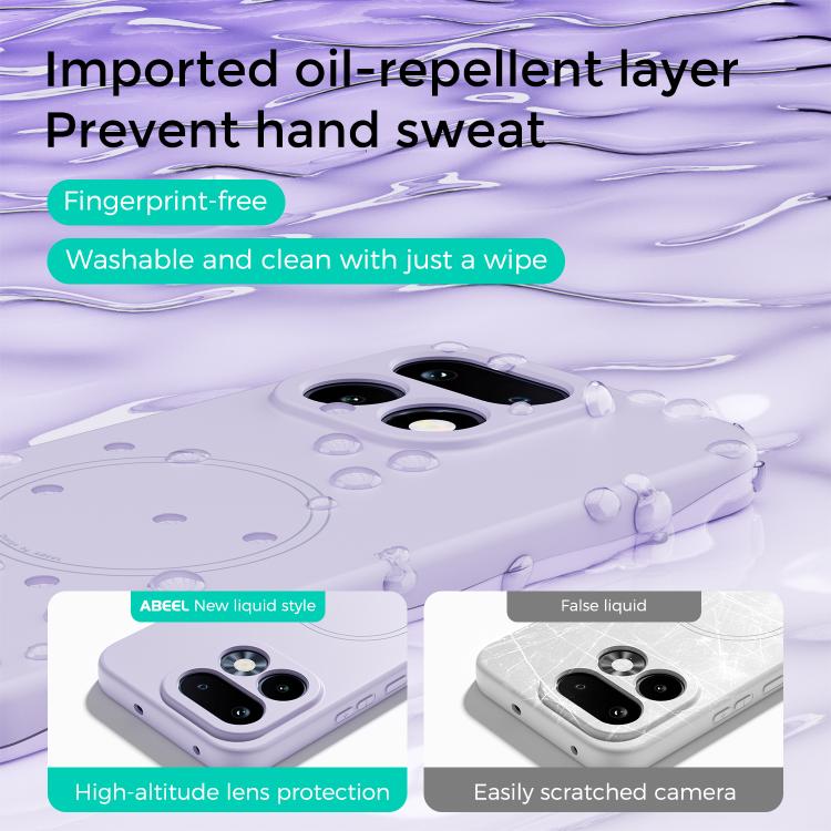 For Realme 16 Pro+ 5G ABEEL Skin-friendly Feel Magsafe Liquid Silicone Phone Case
