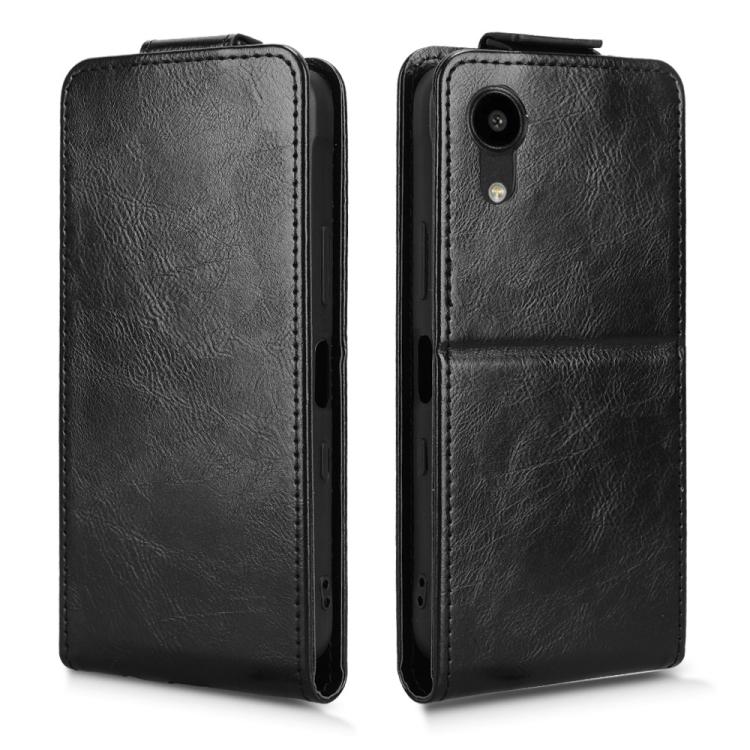 For Kyocera Digno SX5 KC-S306 Magnetic Vertical Flip Leather Phone Case with Buckle