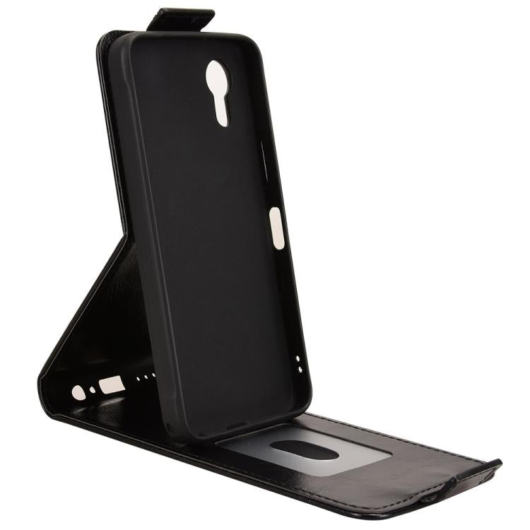 For Kyocera Digno SX5 KC-S306 Magnetic Vertical Flip Leather Phone Case with Buckle