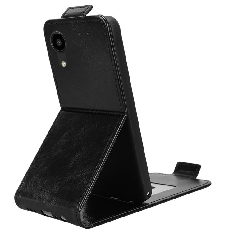 For Kyocera Digno SX5 KC-S306 Magnetic Vertical Flip Leather Phone Case with Buckle