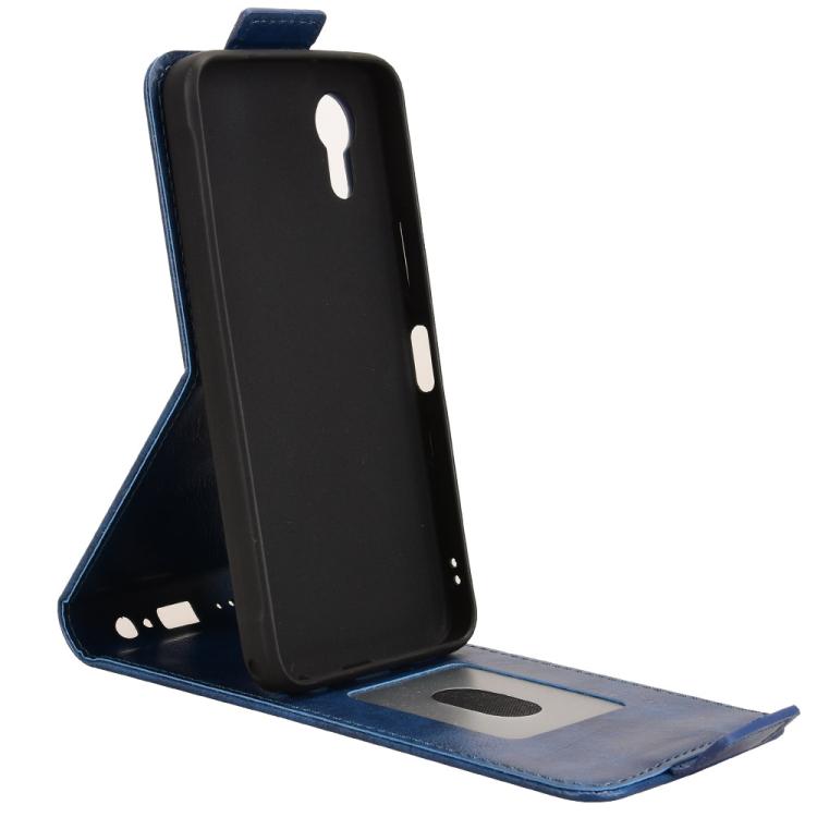 For Kyocera Digno SX5 KC-S306 Magnetic Vertical Flip Leather Phone Case with Buckle