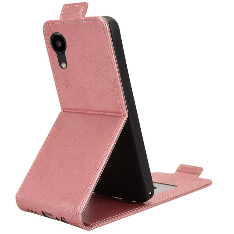 For Kyocera Digno SX5 KC-S306 Magnetic Vertical Flip Leather Phone Case with Buckle