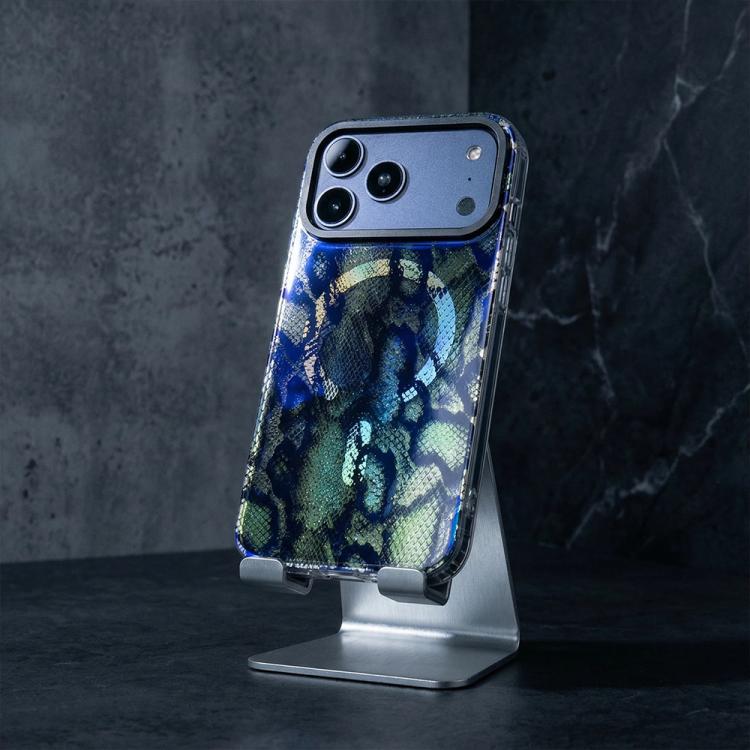For iPhone 14 Pro Max IMD Blue Light Jungle Series Magnetic Phone Case