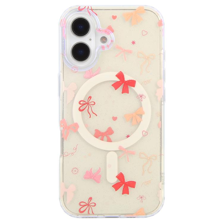 For iPhone 16 IMD Blue Light Jungle Series Magnetic Phone Case