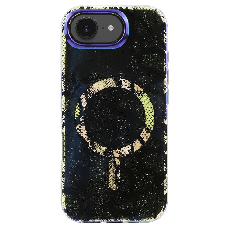 For iPhone 17e / 16e IMD Blue Light Jungle Series Magnetic Phone Case