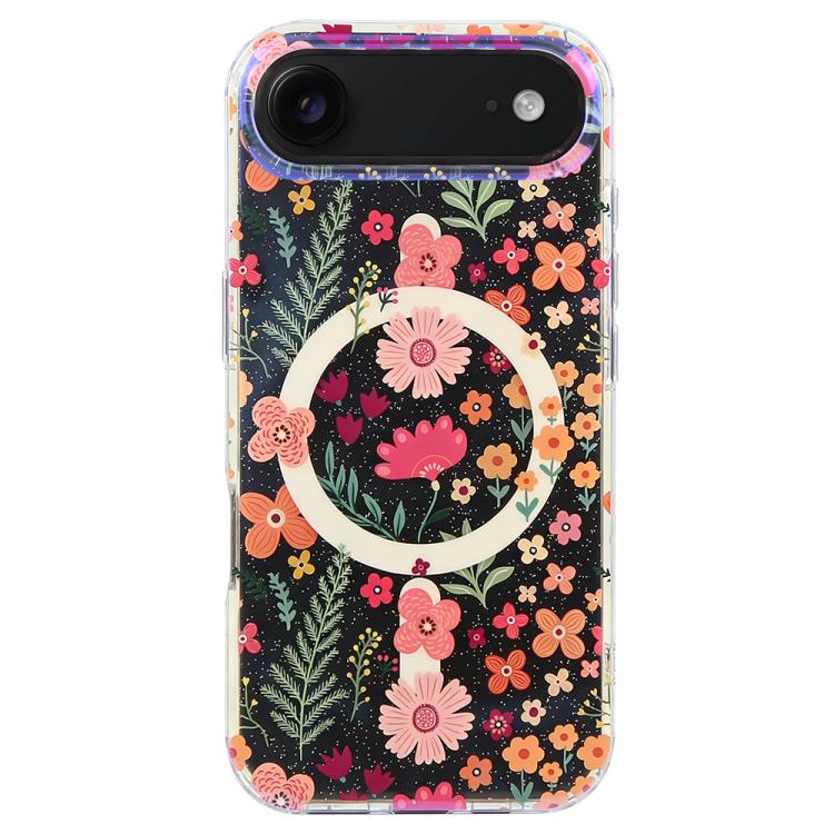 For iPhone Air IMD Blue Light Jungle Series Magnetic Phone Case