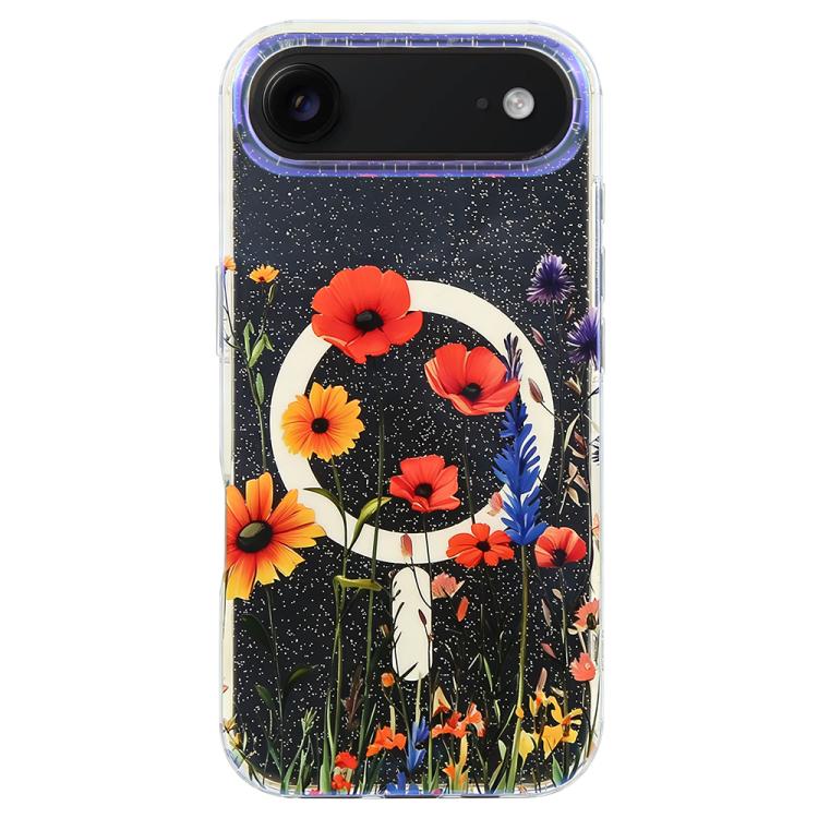 For iPhone Air IMD Blue Light Jungle Series Magnetic Phone Case