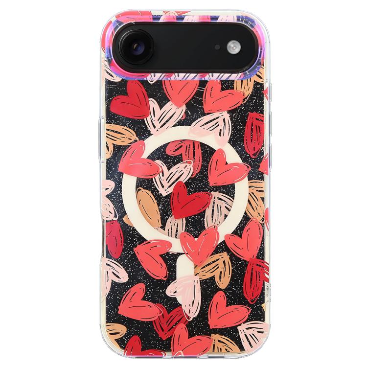 For iPhone Air IMD Blue Light Jungle Series Magnetic Phone Case