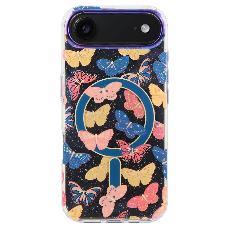 For iPhone Air IMD Blue Light Jungle Series Magnetic Phone Case