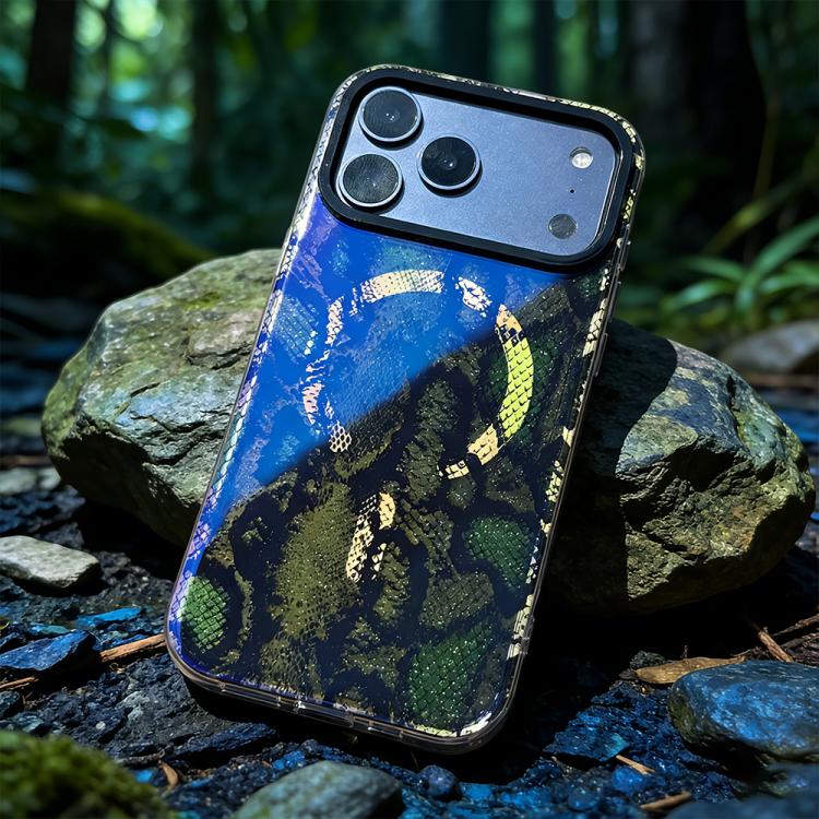 For iPhone Air IMD Blue Light Jungle Series Magnetic Phone Case