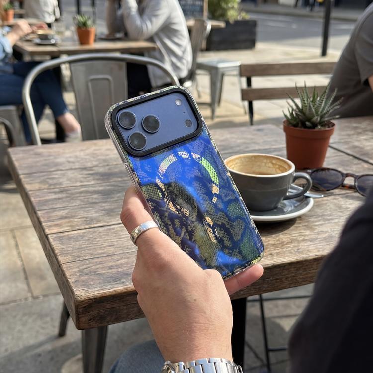 For iPhone Air IMD Blue Light Jungle Series Magnetic Phone Case
