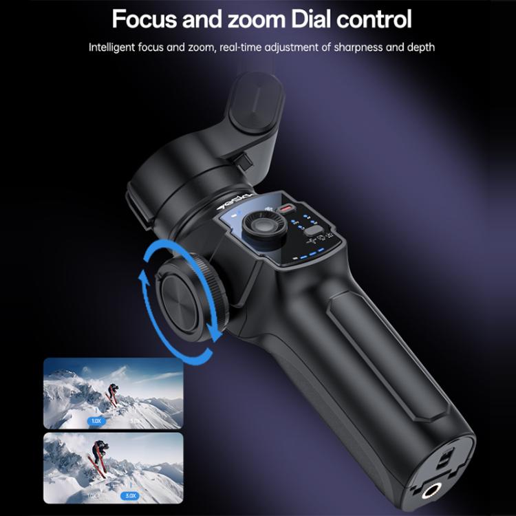Yesido SF32 Telescopic 3-Axis Gimbal Selfie Stick - Black