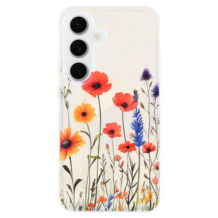For Samsung Galaxy S24 5G IMD Blue Light Jungle Series Magnetic Phone Case