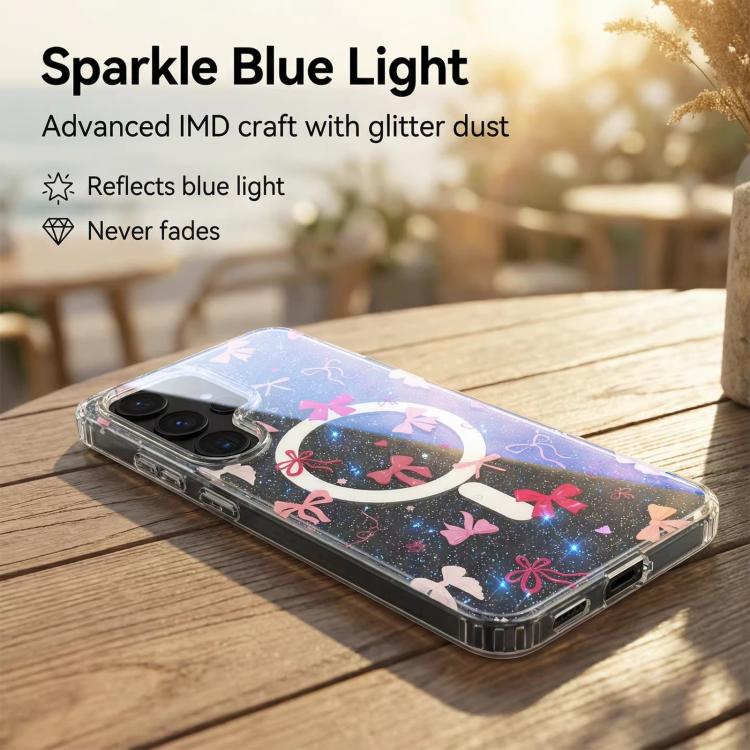 For Samsung Galaxy S24 5G IMD Blue Light Jungle Series Magnetic Phone Case