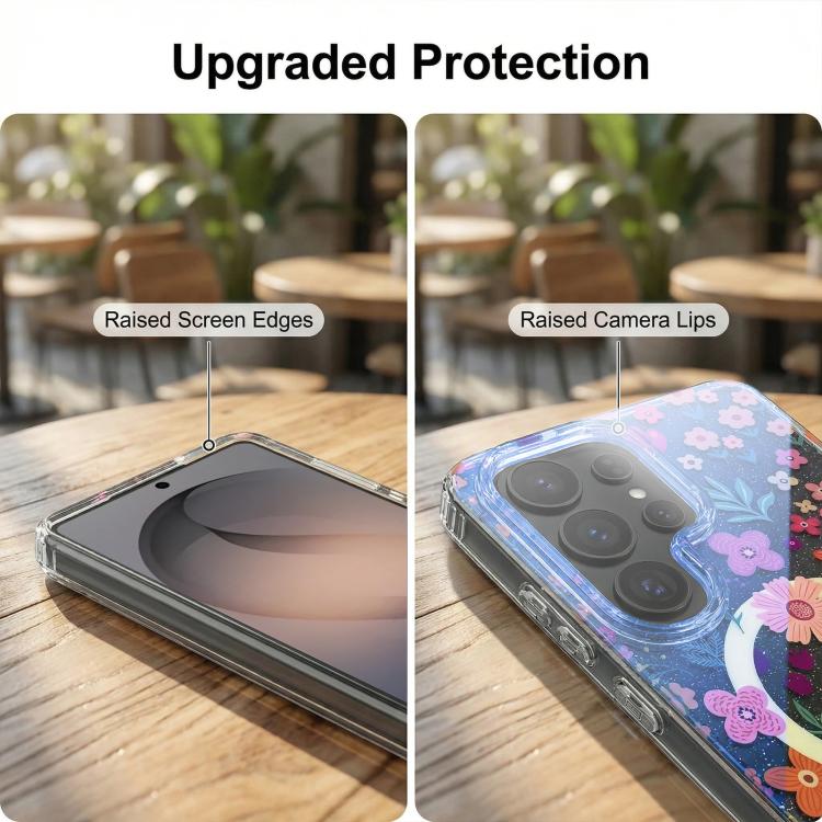 For Samsung Galaxy S24 FE 5G IMD Blue Light Jungle Series Magnetic Phone Case