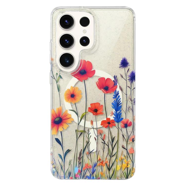 For Samsung Galaxy S24 Ultra 5G IMD Blue Light Jungle Series Magnetic Phone Case