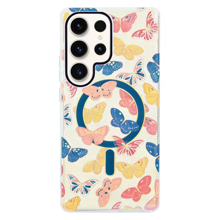 For Samsung Galaxy S24 Ultra 5G IMD Blue Light Jungle Series Magnetic Phone Case
