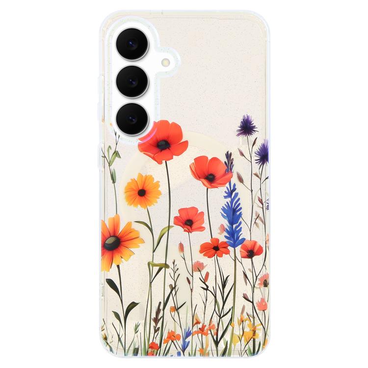 For Samsung Galaxy S25 FE 5G IMD Blue Light Jungle Series Magnetic Phone Case