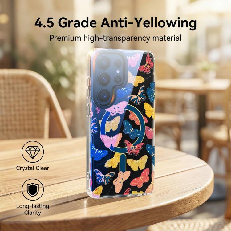 For Samsung Galaxy S25 FE 5G IMD Blue Light Jungle Series Magnetic Phone Case