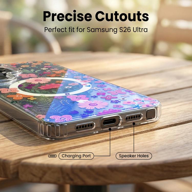 For Samsung Galaxy S25+ 5G IMD Blue Light Jungle Series Magnetic Phone Case