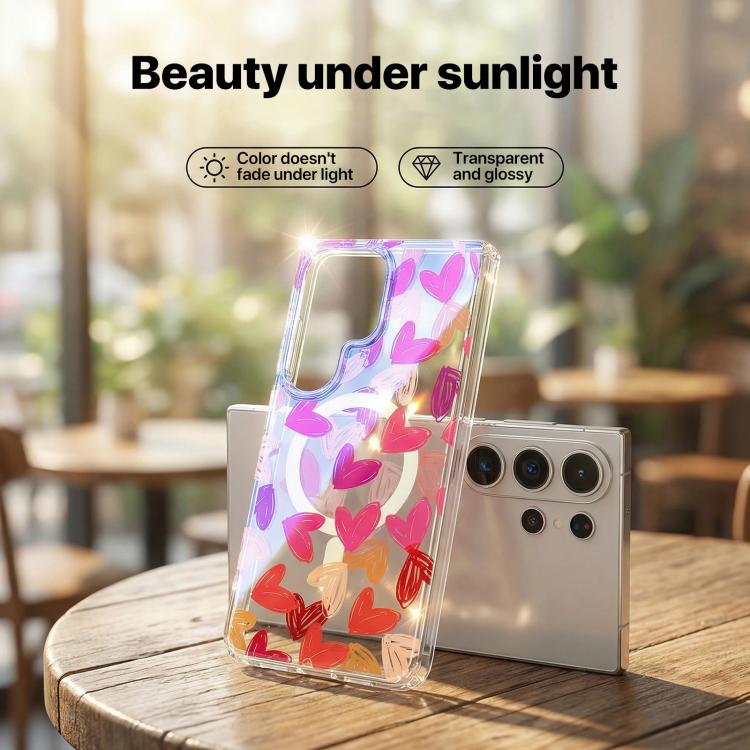 For Samsung Galaxy S25+ 5G IMD Blue Light Jungle Series Magnetic Phone Case
