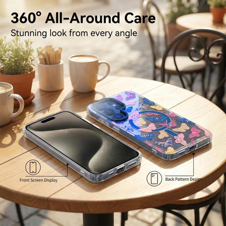 For Samsung Galaxy S25+ 5G IMD Blue Light Jungle Series Magnetic Phone Case