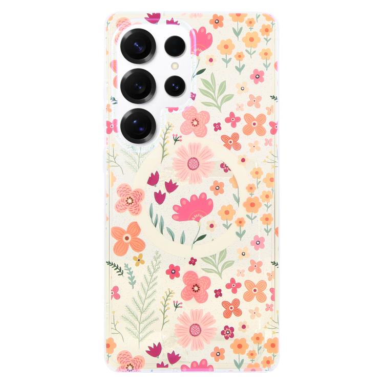 For Samsung Galaxy S25 Ultra 5G IMD Blue Light Jungle Series Magnetic Phone Case