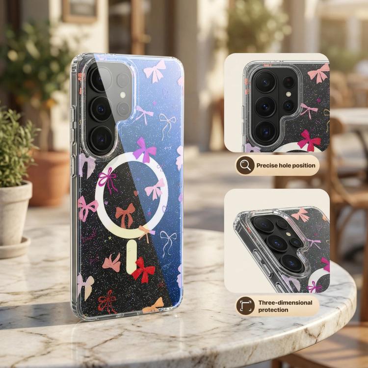 For Samsung Galaxy S25 Ultra 5G IMD Blue Light Jungle Series Magnetic Phone Case