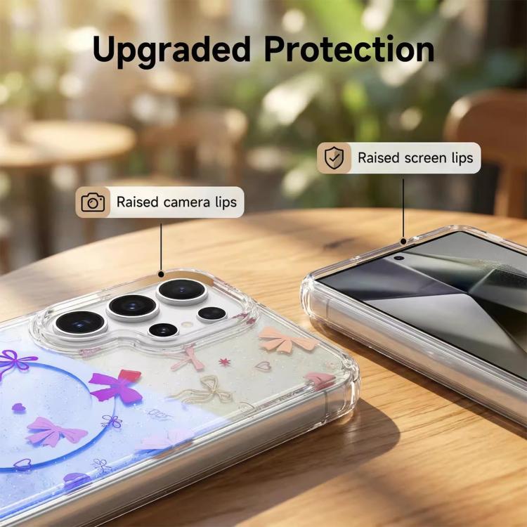 For Samsung Galaxy S25 Ultra 5G IMD Blue Light Jungle Series Magnetic Phone Case