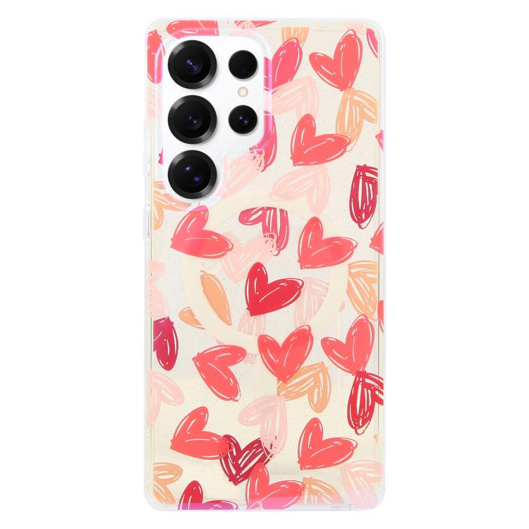 For Samsung Galaxy S25 Ultra 5G IMD Blue Light Jungle Series Magnetic Phone Case