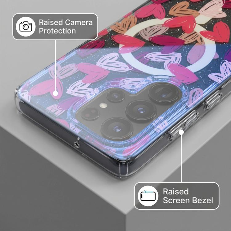 For Samsung Galaxy S25 Ultra 5G IMD Blue Light Jungle Series Magnetic Phone Case