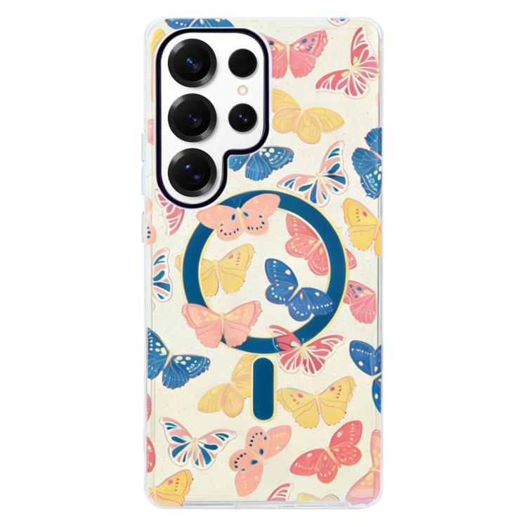 For Samsung Galaxy S25 Ultra 5G IMD Blue Light Jungle Series Magnetic Phone Case