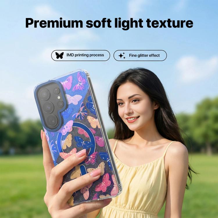 For Samsung Galaxy S26+ 5G IMD Blue Light Jungle Series Magnetic Phone Case