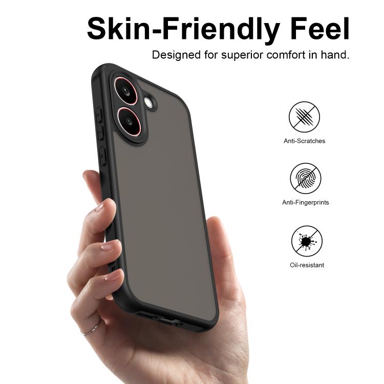 For Redmi Turbo 5 5G / Poco X8 Pro 5G Fan Dun Series TPU Hybrid PC Frosted Phone Case