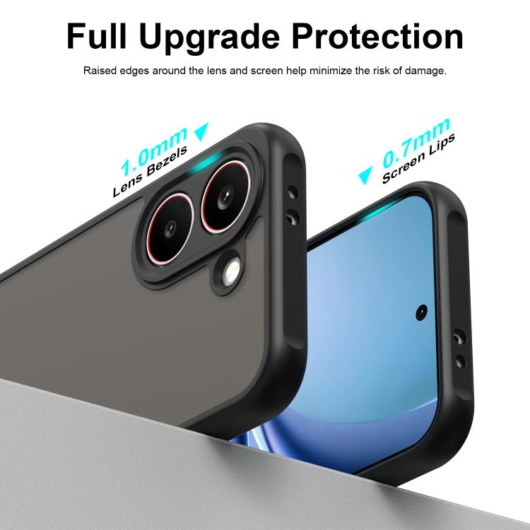For Redmi Turbo 5 5G / Poco X8 Pro 5G Fan Dun Series TPU Hybrid PC Frosted Phone Case