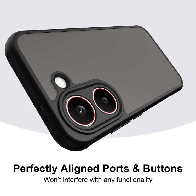 For Redmi Turbo 5 5G / Poco X8 Pro 5G Fan Dun Series TPU Hybrid PC Frosted Phone Case